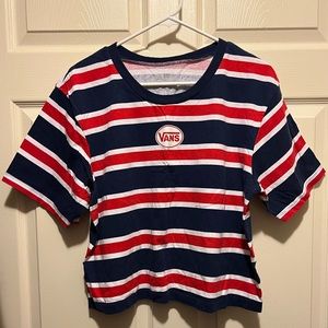 vans boxy cropped tee